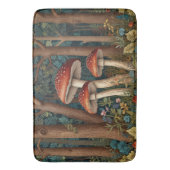 Retro elegante paddenstoelenbos badmat (Voorkant Verticaal)