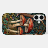 Retro elegante paddenstoelenbos Case-Mate iPhone case (Achterkant (horizontaal))