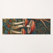 Retro elegante paddenstoelenbos yogamat (Voorkant (horizontaal))