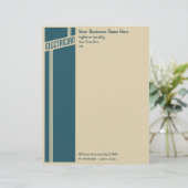 retro-elektricien briefhoofd (Staand voorkant)