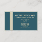 retro-elektricien visitekaartje (Achterkant)