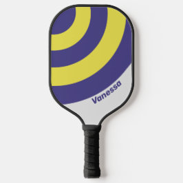 Retro Elektrisch Citroen Druif Cirkel Streep met N Pickleball Paddle