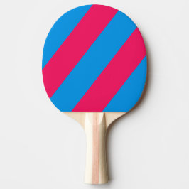 Retro Elektrische Druif Vette Strepen Tafeltennisbatje