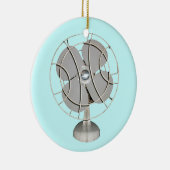 Retro elektrische ventilatorornament keramisch ornament (Rechts)