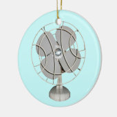 Retro elektrische ventilatorornament keramisch ornament (Links)