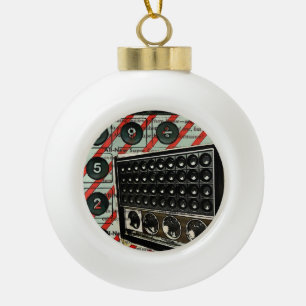 Retro elektronica luidspreker Short Wave Radio Keramische Bal Ornament