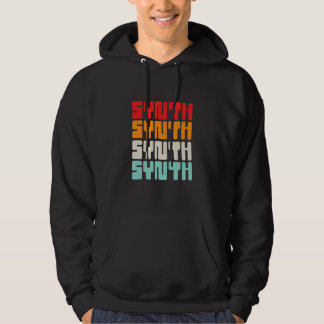 Retro Elektronische Muziek Synth Hoodie