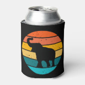 Retro Elephant Blikjeskoeler (Blikje Voorkant)