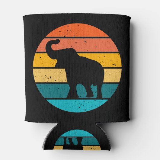 Retro Elephant Blikjeskoeler (Achterkant)