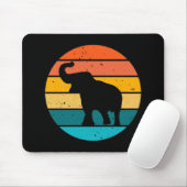 Retro Elephant Muismat (Met muis)