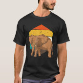 Retro Elephant T-shirt (Voorkant)