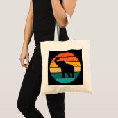 Retro Elephant Tote Bag (Voorkant (product))