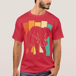 Retro Elephant Wildlife Africa Elephant T-shirt