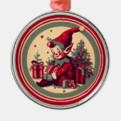 Retro Elf Ornament (Voorkant)