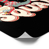 Retro Elf Squad Kerstmis Bijpassende Familie Plezi Poster (Hoek)