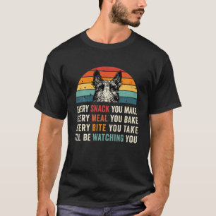 Retro Elke snack die je maakt Elke maaltijd bak je T-shirt