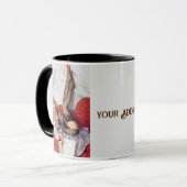  Retro Elvgren Telefoon Pin Up Meisje Mok (Voorkant links)