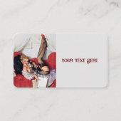  Retro Elvgren Telefoon Pin Up Meisje Visitekaartje (Voorkant)