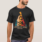 Retro Emerald Cove Kayaking T-shirt (Voorkant)