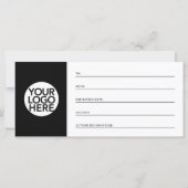 Retro en Boho Zwart en Wit | Cadeaubon (Achterkant)