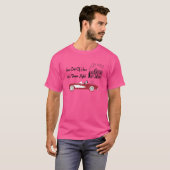 Retro en  Bunco Red Convertible T-shirt (Voorkant volledig)