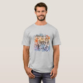 Retro en grunge t-shirt (Voorkant volledig)