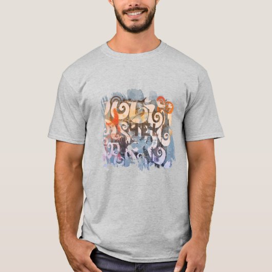 Retro en grunge t-shirt (Voorkant)