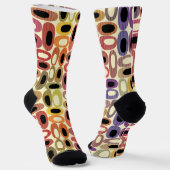 Retro en kleurrijk sokken (Gebogen)