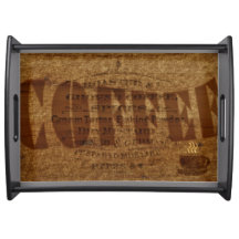 Retro- en  Koffieetiket en -kunst