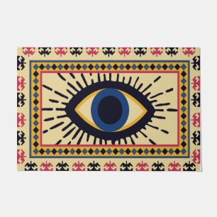  Retro en  mat, Mystery Eyes Doormat Deurmat