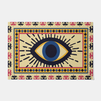 Retro en  mat, Mystery Eyes Doormat Deurmat