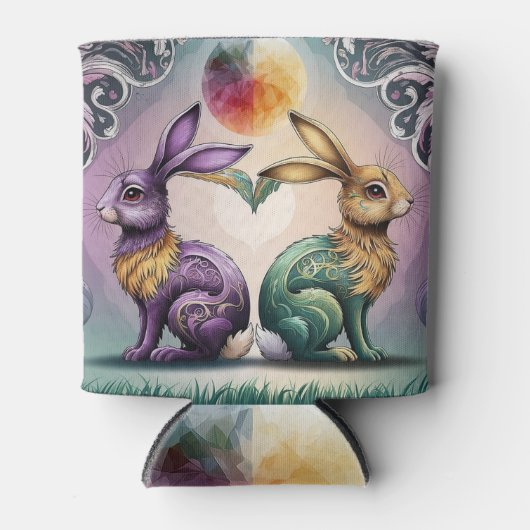 Retro,  en moderne koelbox blikjeskoeler (Voorkant)