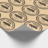 Retro- en oldtimers cadeaupapier (Hoek)