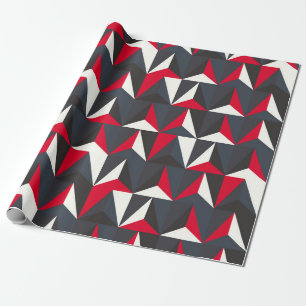 Retro- en stijl met geometrische vorm, niet goed cadeaupapier