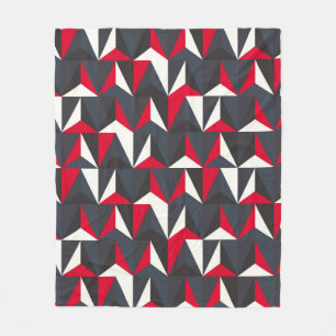 Retro- en stijl met geometrische vorm, niet goed fleece deken