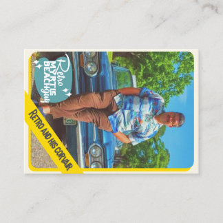 Retro en zijn Corvair! Contactkaartje