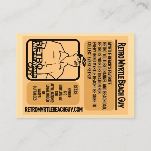 Retro en zijn Corvair! Contactkaartje (Achterkant)