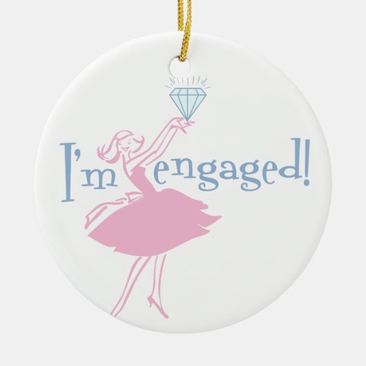 Retro Engaged Ornament (Voorkant)