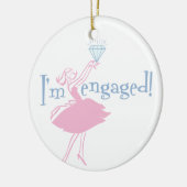 Retro Engaged Ornament (Links)