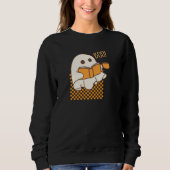 Retro enge cute geest Halloween Trui (Voorkant)