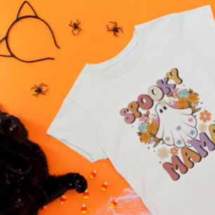 Retro enge mama spook Halloween 80s sfeer T-shirt