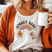 Retro enge meid Halloween Tri-Blend Shirt