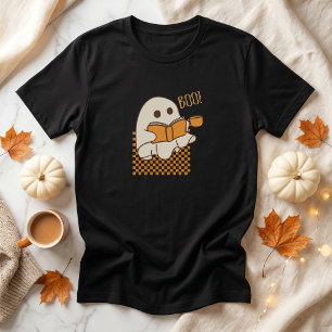 Retro enge schattige spook Halloween T-shirt