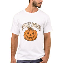 Retro enge seizoenspompoen shirt - Vintage groovy