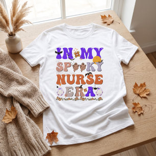 Retro enge verpleegster spook Halloween "In mijn e T-shirt