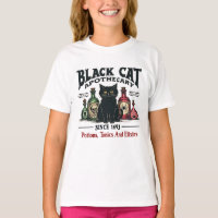 Retro Enge Zwarte Kat Apotheker Witchy Wicca