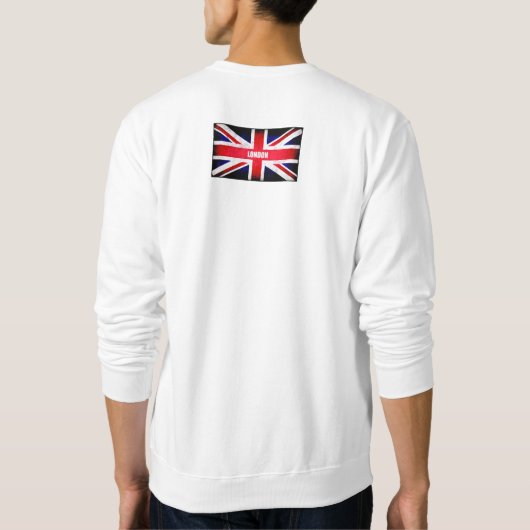 Retro England Flag/Union Jack Trui (Achterkant)
