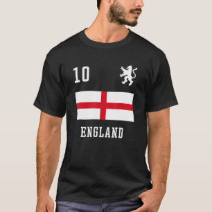 Retro England Football Soccer T-shirt