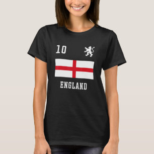 Retro England Football Soccer T-shirt