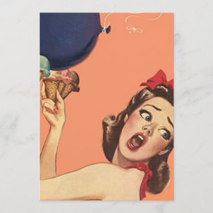 Retro Enterprise Party Invitation Occasion Blank 5 Kaart